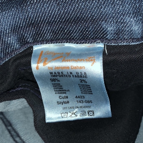 Citizens of Humanity Wimbledon Stretch Kelly Bootcut Jeans Medium Wash Size 29 - Picture 9 of 10